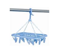 MSV - Séchoir à Chaussettes Rectangulaire Bleu en Polypropylène, Dimensions 31x24.5cm, Idéal pour Le Séchage de Chaussettes et Lingerie, Pratique et Compact, Robuste et Durable