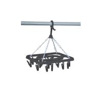 MSV - Séchoir à Chaussettes Rectangulaire en PP Gris, Dimensions 31x24.5cm, Idéal pour Le Séchage de Chaussettes et Lingerie, Pratique et Compact, Robuste et Durable