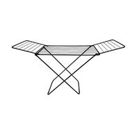 MSV, Séchoir à Linge Pliable avec Ailes, Capacité de 18 m, Design Pratique et Compact, Idéal pour Intérieur et Extérieur, Couleur Noir, Taille Standard, 180 x 50 x 108 cm