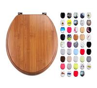 MSV 3700703944843 siège de toilette Abattant rigide Bambou