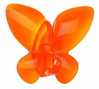 MSV Spirella 10.13945 Crochet Mariposa, Violet Transparent/Orange