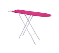 MSV Table à Repasser 122x30x80cm Acier Rose, Vert ou Bleu