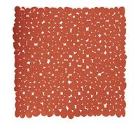 MSV Tapis antidérapant Fond de Douche PVC 53x53cm Terracotta