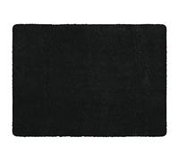 MSV - Tapis de Bain Microfibre - 40 x 60 cm - Noir - Confort Douillet - Absorption Rapide - Idéal pour Salle de Bain - Facile à Entretenir - Séchage Rapide