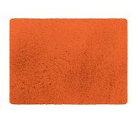 MSV - Tapis de Bain Microfibre - 40 x 60 cm - Orange - Confort Douillet - Absorption Rapide - Idéal pour Salle de Bain - Facile à Entretenir - Séchage Rapide