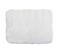 MSV - Tapis de Bain Microfibre - 50 x 70 cm - Blanc - Confort Douillet - Absorption Rapide - Idéal pour Salle de Bain - Facile à Entretenir - Séchage Rapide