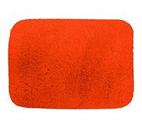 MSV - Tapis de Bain Microfibre - 50 x 70 cm - Orange - Confort Douillet - Absorption Rapide - Idéal pour Salle de Bain - Facile à Entretenir - Séchage Rapide