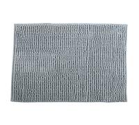 MSV Tapis de Bain Microfibre Chenille 50x80cm Gris Clair