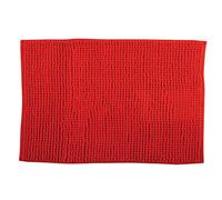MSV Tapis de Bain Microfibre Chenille 50x80cm Rouge