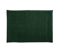 MSV Tapis de Bain Microfibre Chenille 50x80cm Vert Foncé