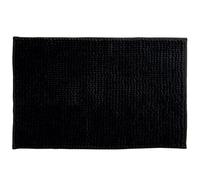 MSV Tapis de Bain Microfibre Chenille 50x80cm Noir