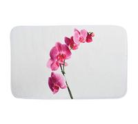 MSV Tapis de Bain Microfibre LANYU 45x75cm Rose & Blanc