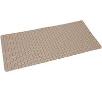 MSV France Tapis de fond de baignoire antidérapant Quadro en caoutchouc 36x76 cm Beige