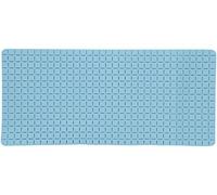 MSV Tapis Fond de Baignoire antidérapant Caoutchouc Quadro 36x76cm Bleu Ciel