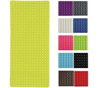 MSV Tapis Fond de Baignoire antidérapant Caoutchouc Quadro 36x76cm Vert