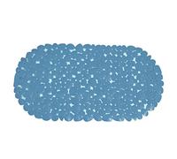 MSV Tapis Fond de Baignoire PVC Galets 35x68cm Gris