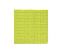 MSV - Tapis Fond de Douche Antidérapant Caoutchouc Quadro - 54 x 54 cm - Pistache - Surface Texturée pour Sécurité Accrue - Conçu pour Douches et Baignoires Standard