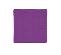 MSV Tapis Fond de Douche antidérapant Caoutchouc Quadro 54x54cm Violet