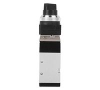 MSV86522 - TB 2 - Position 5 - Vanne à bouton mécanique à voie, vanne d’arrêt pneumatique à raccord fileté, vanne à membrane miniature en alliage d’aluminium avec port G1/4 pour