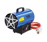 MSW Canon à Air Chaud 15000 W 160 m² Allumage Manuel Chauffage de Chantier Gaz et Fioul