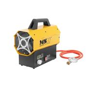 MSW Canon à air chaud 20 kW 160 m² - Chauffage de chantier gaz Canon à air chaud fioul Canon à chaleur gaz