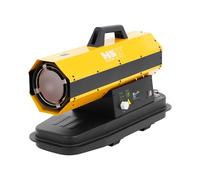 MSW Canon à air chaud diesel 20 kW 18 l - Canon à air chaud fioul Chauffage de chantier gaz Canon à chaleur gaz