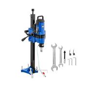 MSW Carotteuse Diamant Béton À Sec Eau Portative Perceuse MSW-DDM260 (4 000 W, 750 tr/min, ø 260 mm max., Système De Refroidissement Par Eau, Cordon Avec Protection PRCD)