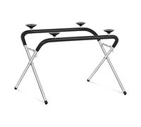 MSW Chevalet Support Pare-Brise avec À Ventouses Pare Brise Tréteau De Carrosserie en X Porte Pare-Brise MSW-BSPS-3S (Pliable, Réglable, Galvanisé, 300 kg)