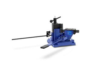 MSW Cintreuse Plieuse Presse À Cintrer Manuelle MSW-UB100A (120°, 23 kg/mm2, Cintrage À Froid Et À Chaud, Acier Plat, Rond, Carré, L: 100 mm max)