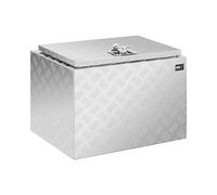 MSW Coffre de rangement aluminium - 45 x 60 x 45 cm - 120 l - Avec serrure MSW-ATB-610