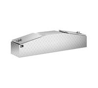 MSW Coffre de rangement aluminium - 177 x 40 x 40 cm - 280 l - Avec serrure MSW-ATB-1770