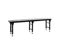 MSW Convoyeur à rouleaux - 400 kg - 300 cm - 30 rouleaux - Réglable en hauteur MSW-RT-4000