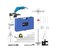 MSW Coupe-polystyrène 200 W 500 °C à 250 mm avec de nombreux accessoires Coupe-fil chaud Coupe-polystyrène Scie thermique