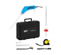 MSW Coupe-polystyrène 200 W 500 °C à 250 mm avec de nombreux accessoires Coupe-fil chaud Coupe-polystyrène Scie thermique