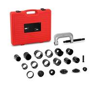 MSW Extracteur De Rotule Arrache Démonte Rotules Extracteur Chasse Rotule Direction Suspension Kit MSW-MBJ21.2 (21 pièces, pour Marques Variées, Montage & Démontage, Longue Vis, Mallette Ergonomique)