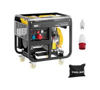 MSW Groupe électrogène diesel - 2830 / 8500 W - 30 L - 240/400 V - mobile - AVR - Euro 5 MSW-AVR 8500F MAX EURO5