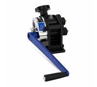 MSW Mini Cintreuse À Galets Manuelle Cintrage Fer Machine À Cintrer Professionnelle MSW-SRM-32 (Rayon De Cintrage 77-140 cm, Angle De Cintrage 0-360°, Acier Rond Et Plat, Manivelle, Bâti Acier)