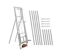 MSW Monte-matériaux 15 m jusqu'à 200 kg version verticale également pour toits plats - Monte-charge de chantier Monte-tuiles Échelle monte-charge Lève-tuiles