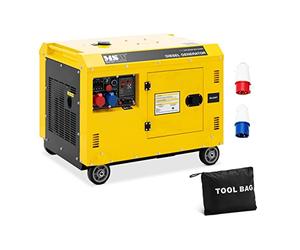 MSW MSW-AVR 8500S MAX EURO5 Groupe électrogène diesel 8500 W 30 L 230/400 V mobile AVR Euro 5 Groupe électrogène Groupe electrogene diesel