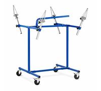 MSW Support jante peinture - 4 fixations - 4 roulettes MSW-RPS-200