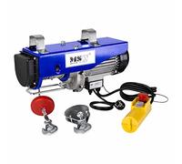 MSW Palan Treuil Électrique Treuil Appareil Équipement De Levage PROLIFTOR 800 (Cap. traction 800 kg, Moteur 1 300 W, Câble D'Acier De 12 m, Charge De Rupture Du Câble : > 2 000 kg, Ø Câble 5,1 mm)