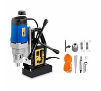 MSW Perceuse Magnétique Carotteuse Fraiseuse Colonne Électro-Aimant MSW-MD32-ECO (1300 W, 600 tr/min, Ø Carottage max. 35 mm, Profondeur max. 50 mm)