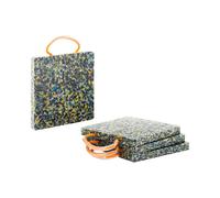 MSW Plaques de calage - 30 x 30 x 3 cm - Charge maximale de 7 000 kg - Lot de 4 MSW-CP-300-7