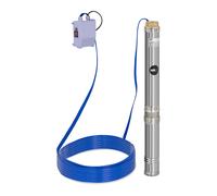 MSW Pompe immergée - 95 mm / 3.75'' - 10 800 l/h - 1100 W - 20 m de câble / 54 m de hauteur d'élévation - Inox MSW-SPP48-110