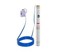 MSW Pompe immergée - 95 mm / 3.75'' - 10 800 l/h - 1100 W - 50 m de câble / 51 m de hauteur d'élévation - Inox MSW-SPP48-110-50