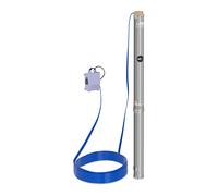 MSW Pompe immergée - 95 mm / 3.75'' - 10 800 l/h - 2200 W - 20 m de câble / 91 m de hauteur d'élévation - Inox MSW-SPP48-220