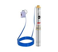 MSW Pompe immergée - 95 mm / 3,75'' - 6000 l/h - 550 W - 50 m de câble / 57 m de hauteur d'élévation - Inox MSW-SPP44-055-50