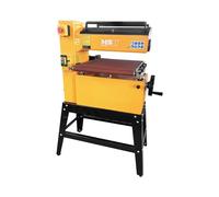 MSW Ponceuse à Bande 1500W 230V 457x1135mm Bande abrasive 2800RPM 16.7m/s Ponceuse à Bande Stationnaire pour Travail du Bois Ponceuse à Bande pour Bois