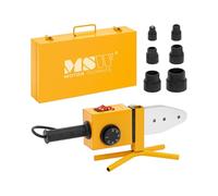 MSW Poste à souder électrofusion 1 750 W avec 6 mandrins chauffants 20 à 63 mm Température jusqu'à 300 °C - Soudeuse pour PE Machine à souder pour PE Poste de soudure pour PE