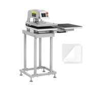 MSW Presse à chaud pneumatique - double - 40 x 50 cm - avec socle MSW-CA-0001D